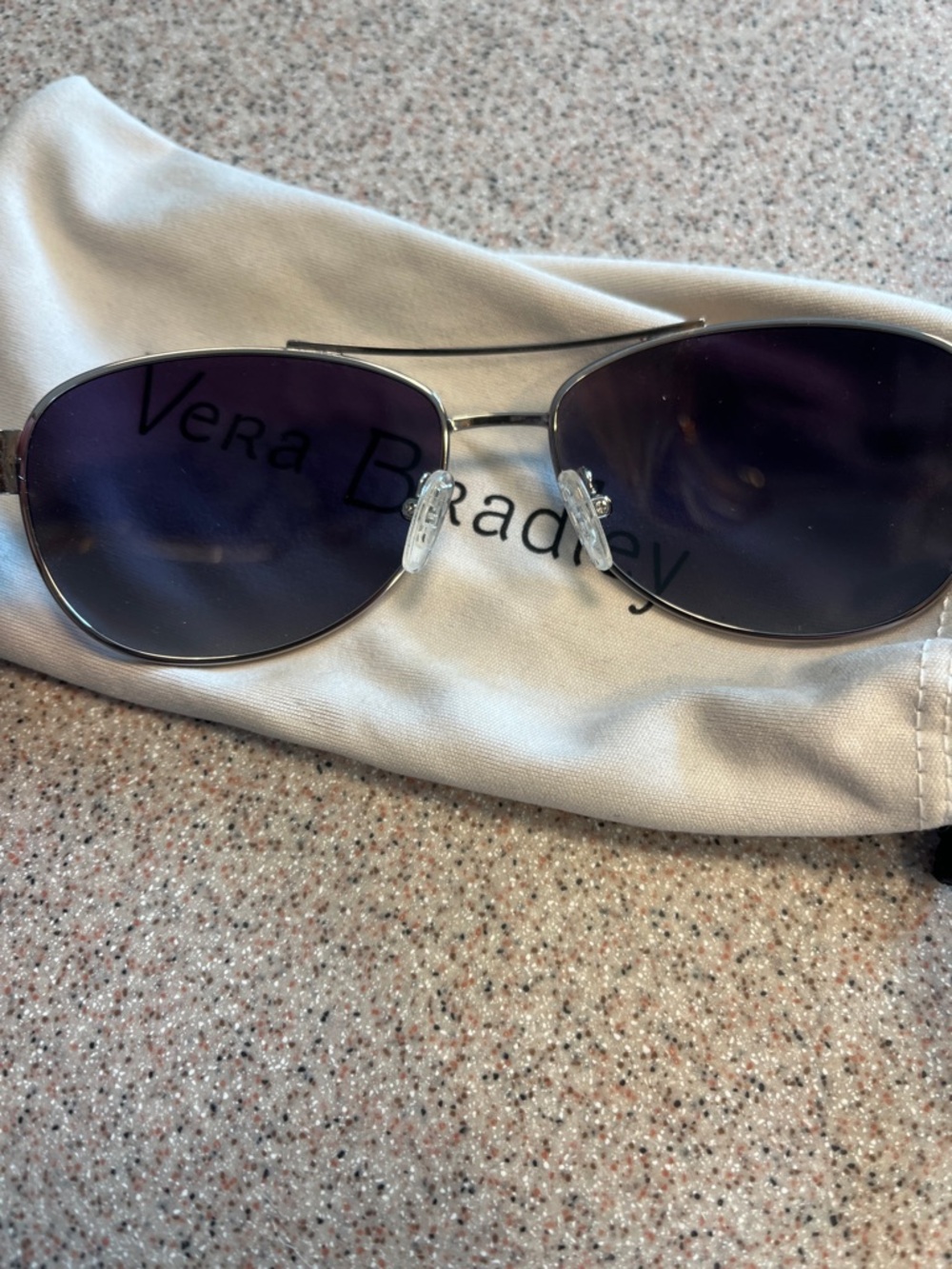 Vera Bradley Aviator Sunglasses Hummingbird Park Polarized - Picture 7 of 11